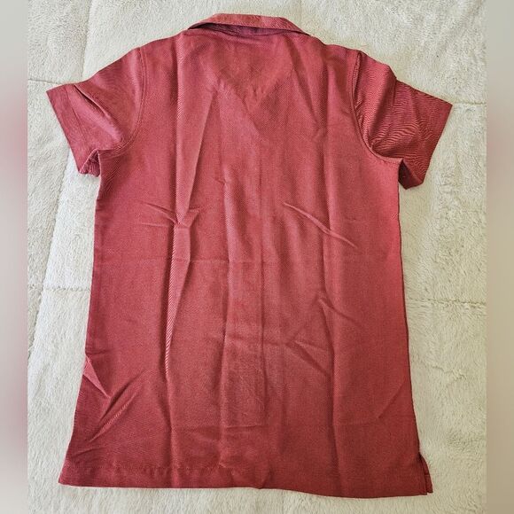 NWT Overseas Adventure Shirt Sleeve Button-up  Shirt Womens Small Salmon - Picture 2 of 5